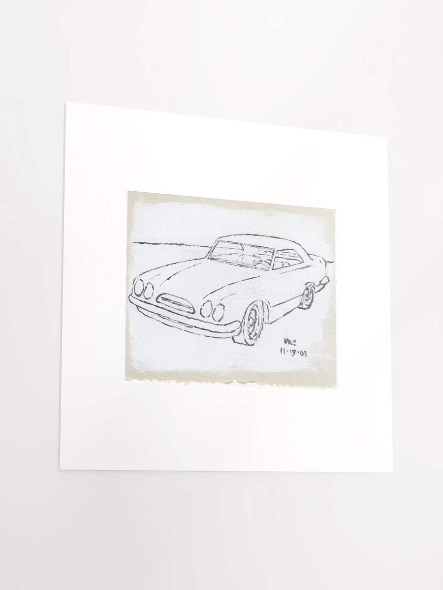 White Car #3 Print product image (4)