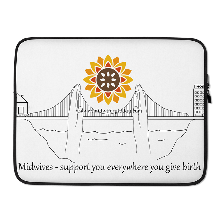 Midwives Support you Everywhere You Give Birth Laptop Sleeve product image (2)
