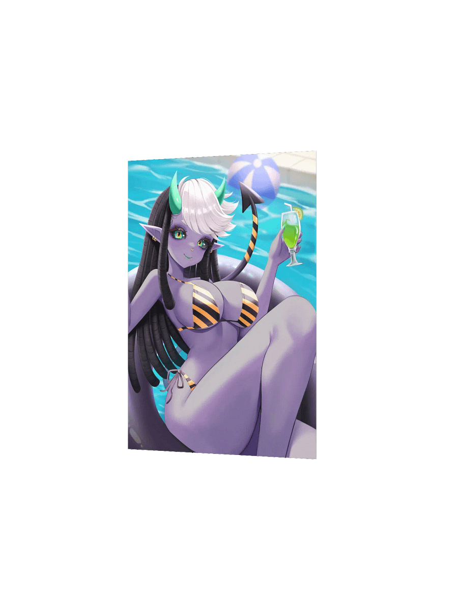 "Poolside Fun" Kimical Poster product image (2)