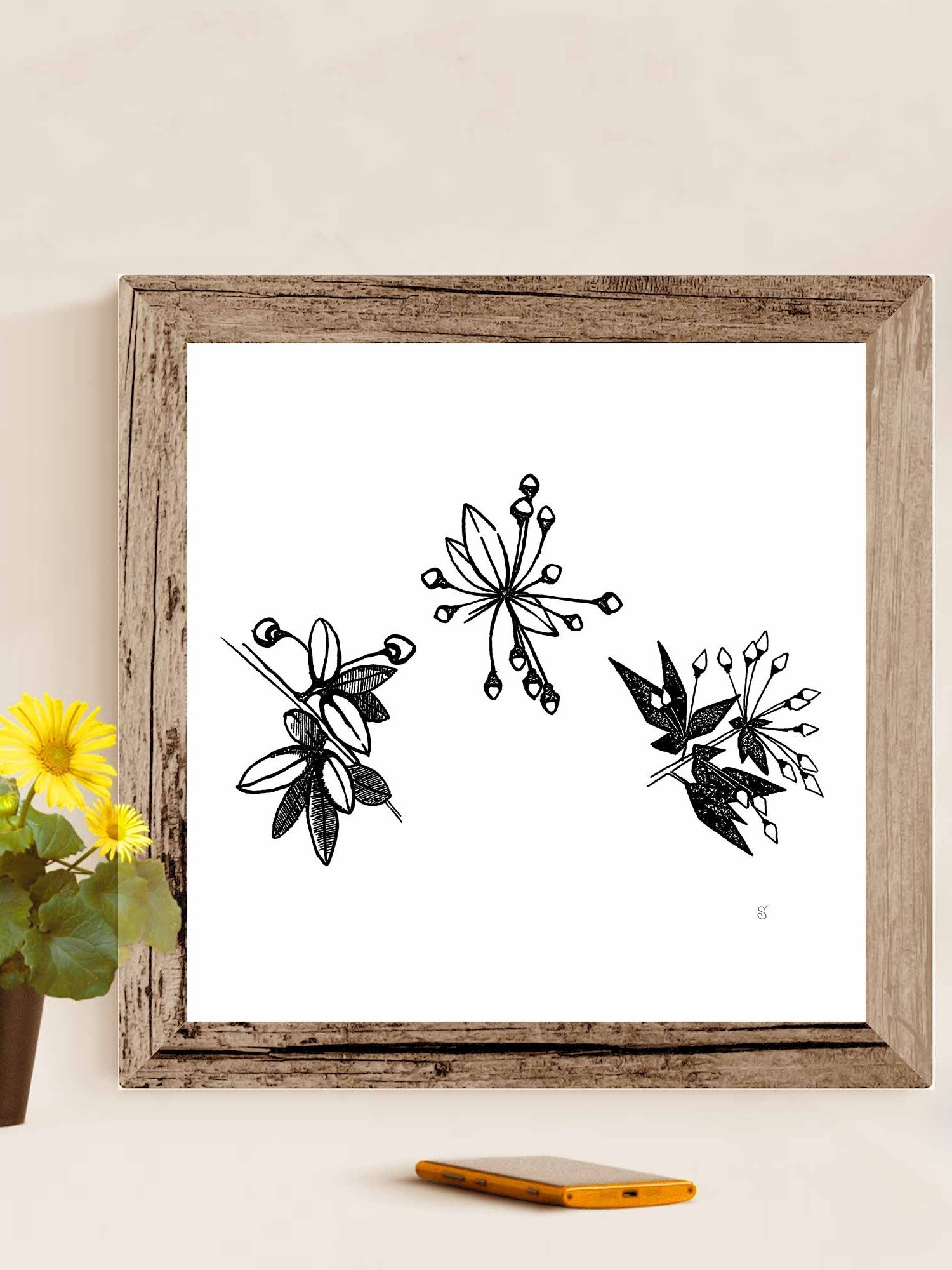 Blank Canvas: Unleash Your Artistic Vision - Stylized Plants product image (7)