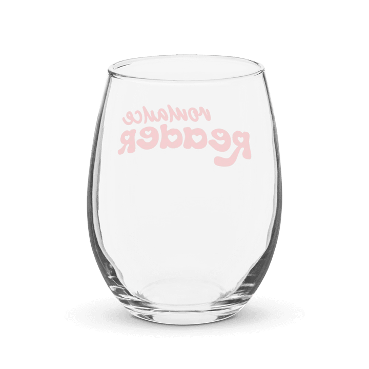 Romance Reader Stemless Wine Glass product image (2)