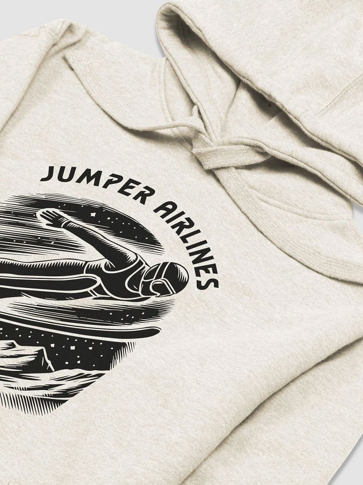 Funny Ski Jumper Airlines Winter Sports Hoodie product image (2)