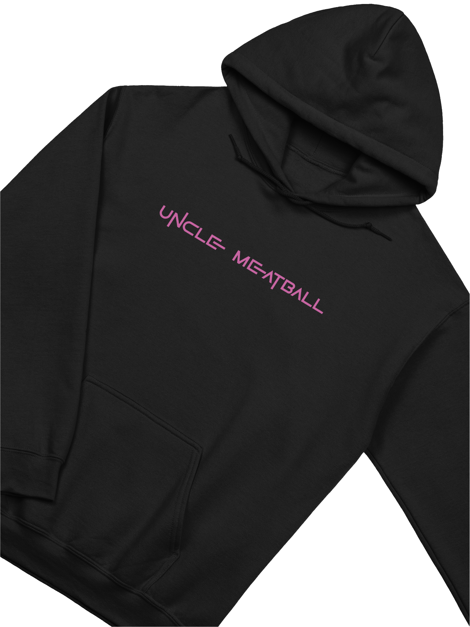 Uncle Meatball Pink Logo Hoodie product image (3)