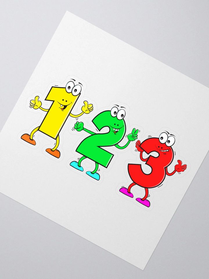 123 CARTOON CHARACTER STICKER product image (4)