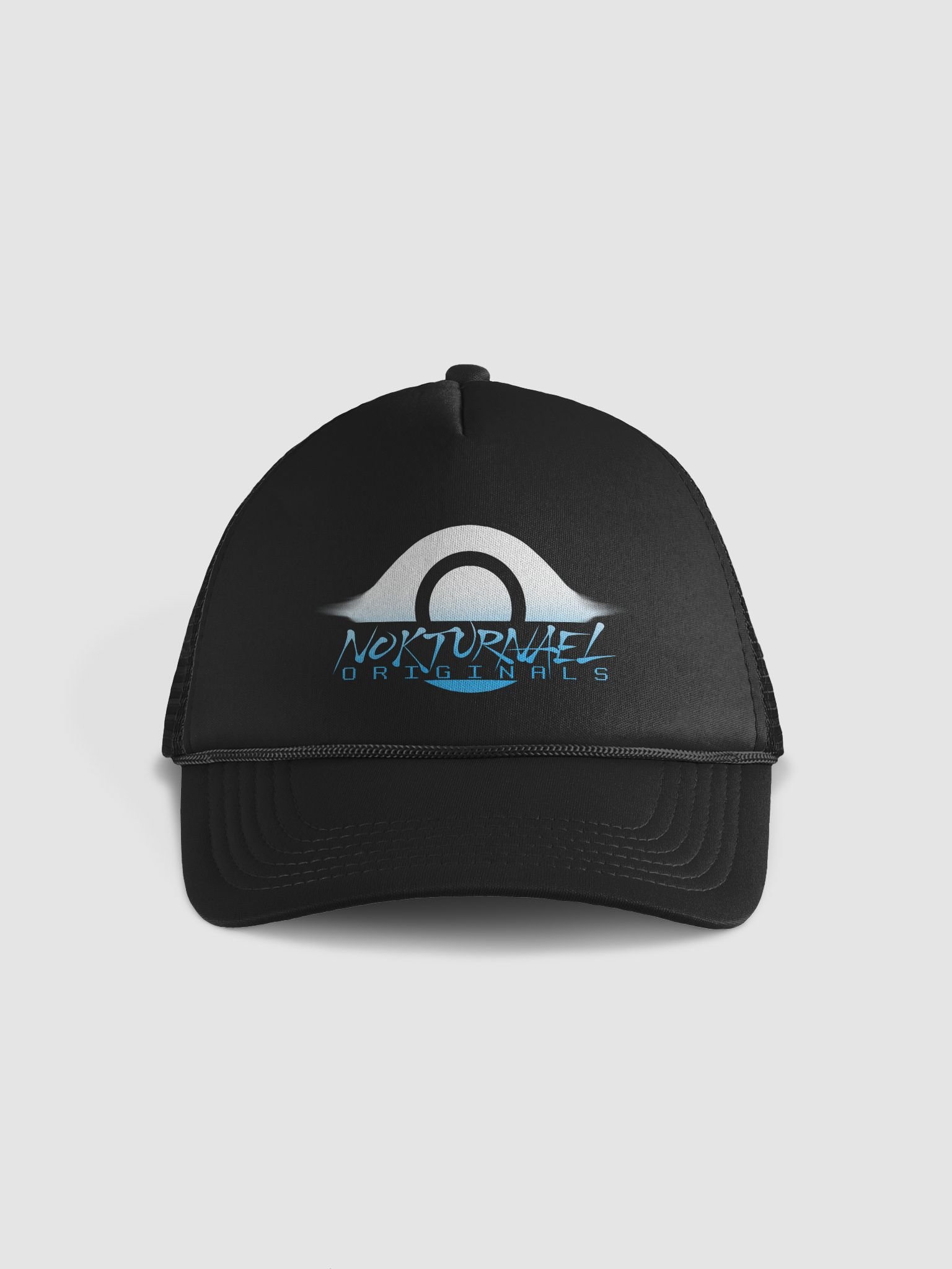 Nokturnael Originals Blue Logo Trucker Hat product image (1)