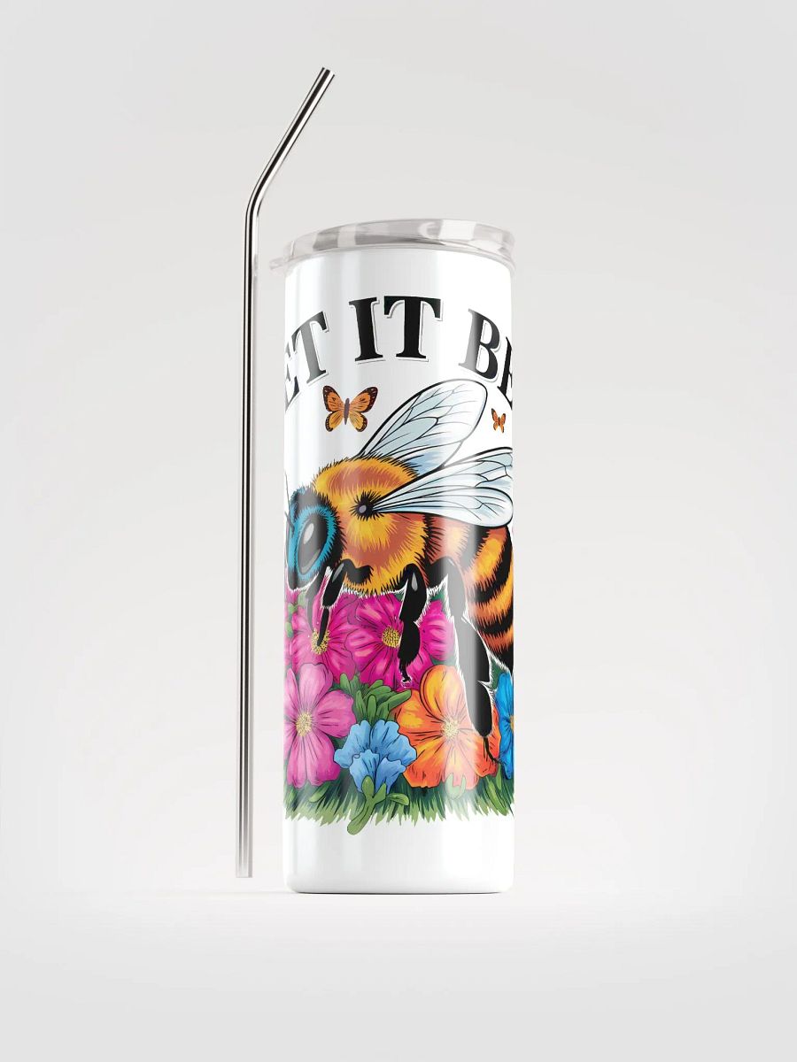 Let It Bee and Blossoms Stainless Steel Tumbler product image (1)