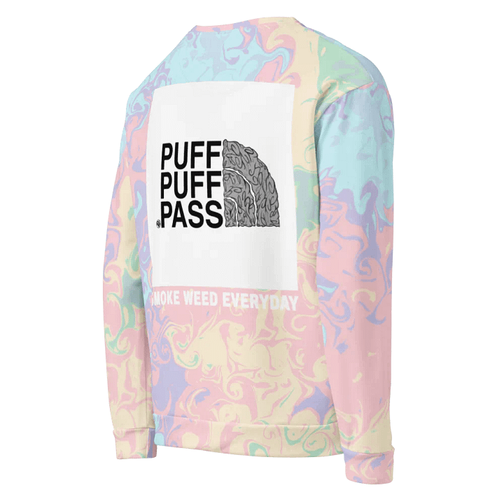 Puff Puff Pass High-Dye Pastel Sweatshirt product image (2)