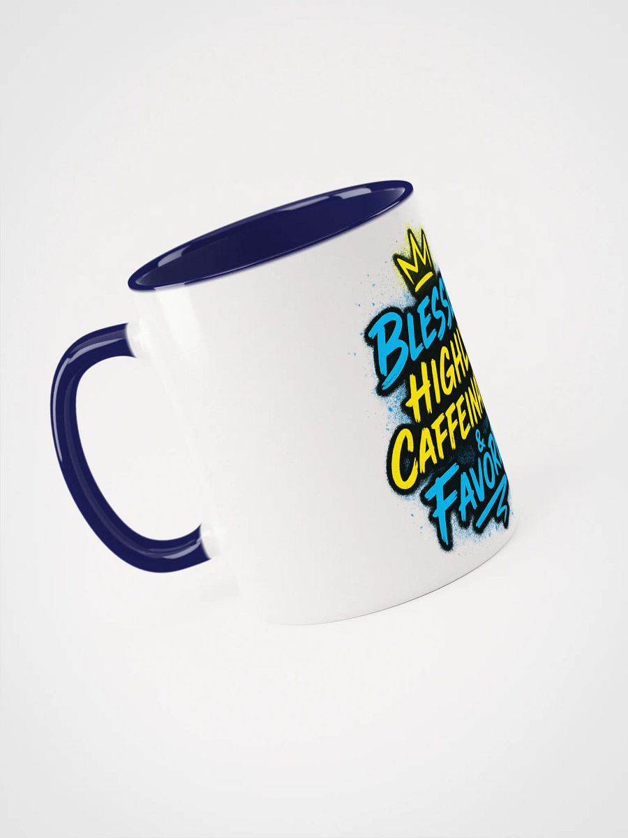 Blessed & Caffeinated Ceramic Crown Mug product image (41)
