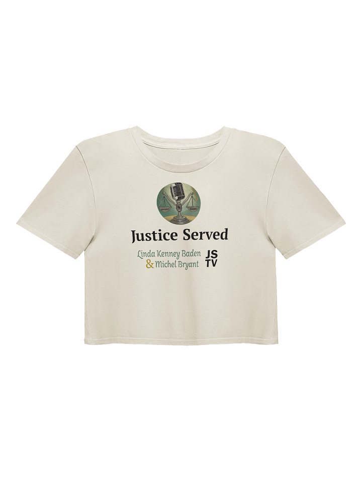 Justice Served TV Women's Premium Crop Top product image (3)