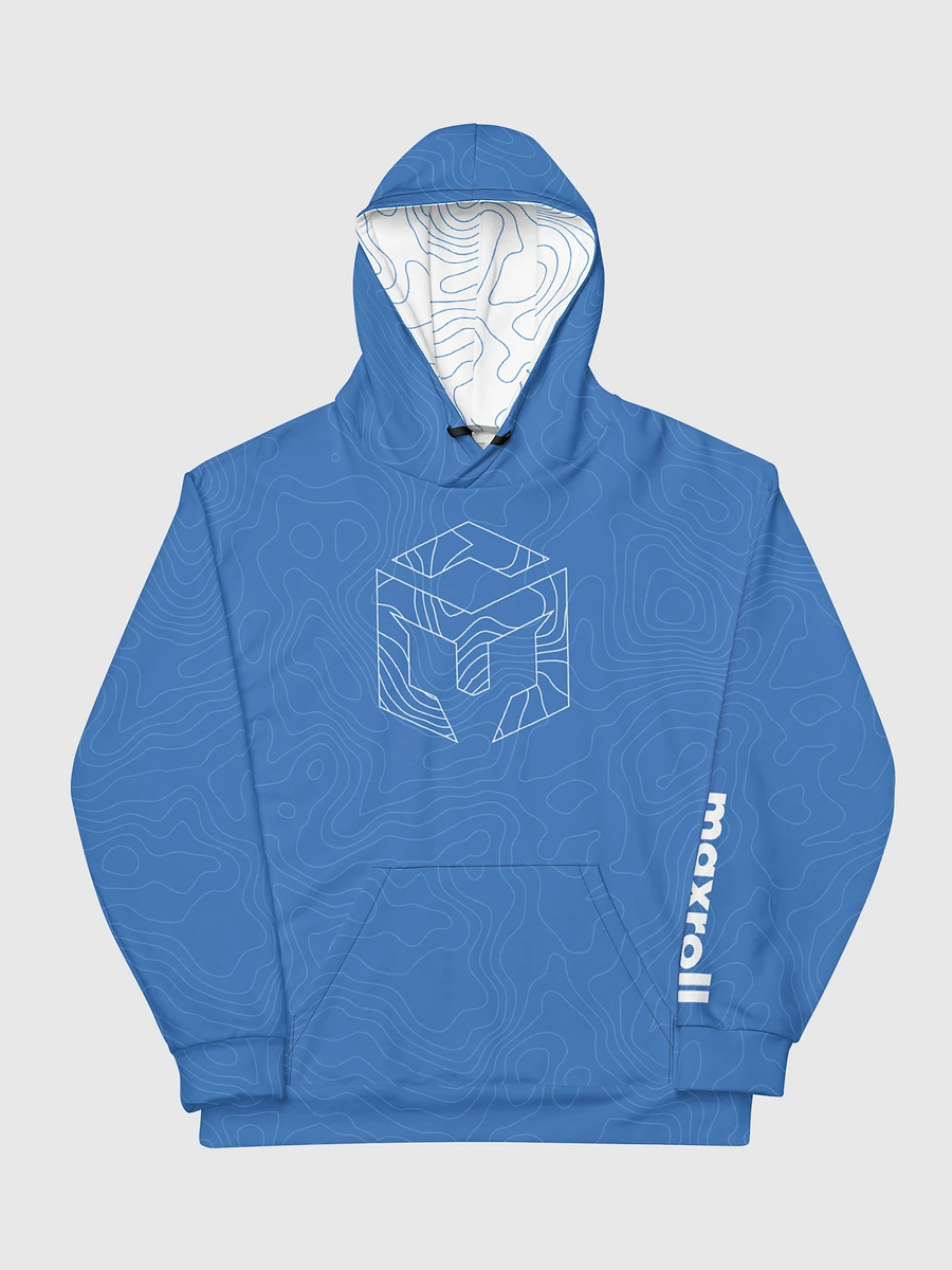 Maxroll Abstract Blue Hoodie product image (3)