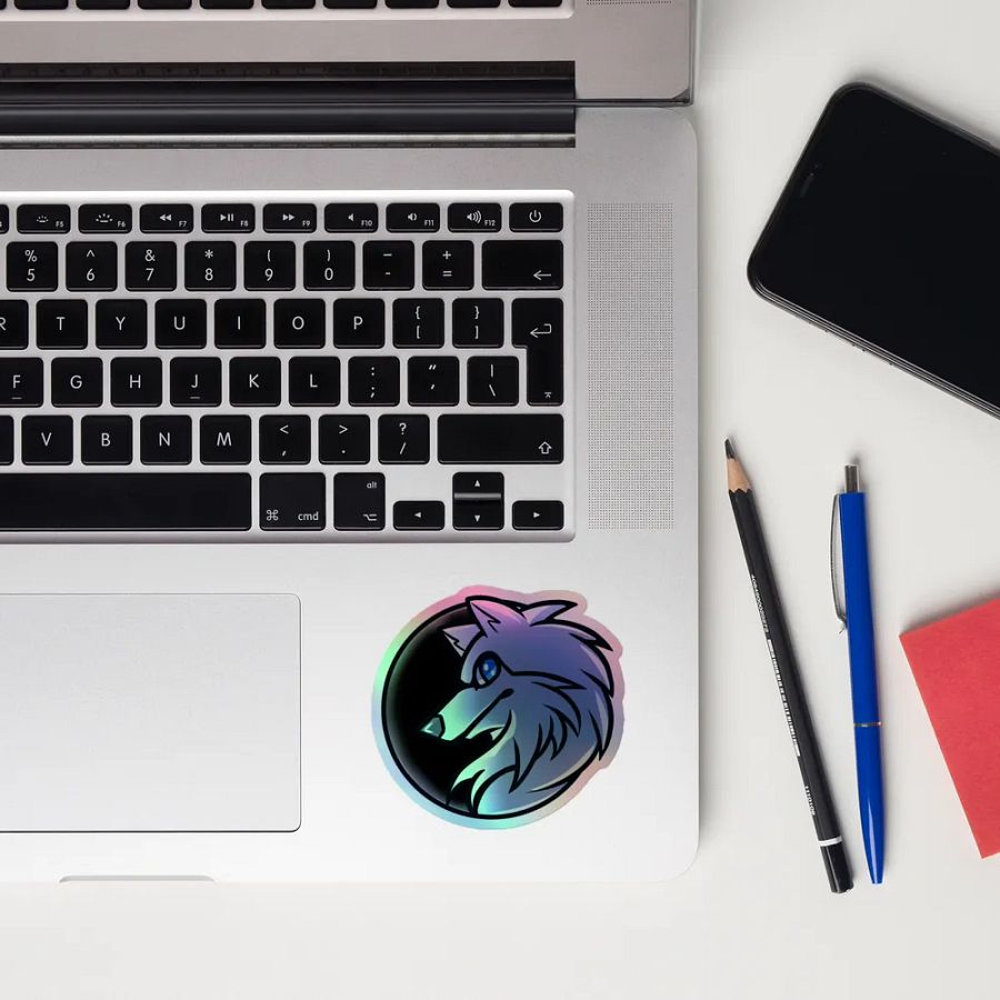Mystic Wolf Holographic Sticker Set product image (12)