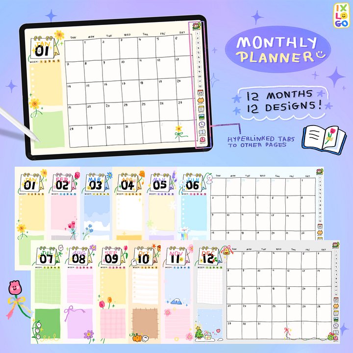 [NEW] IXLOGO | DIGITAL PLANNER 2024 product image (2)