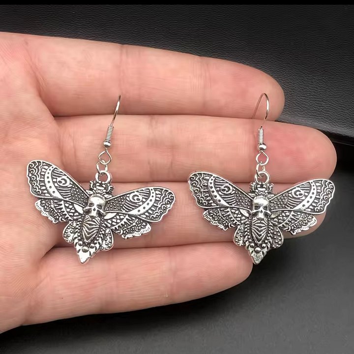 Death Moth Earrings [PRE-ORDER ONLY] product image (2)