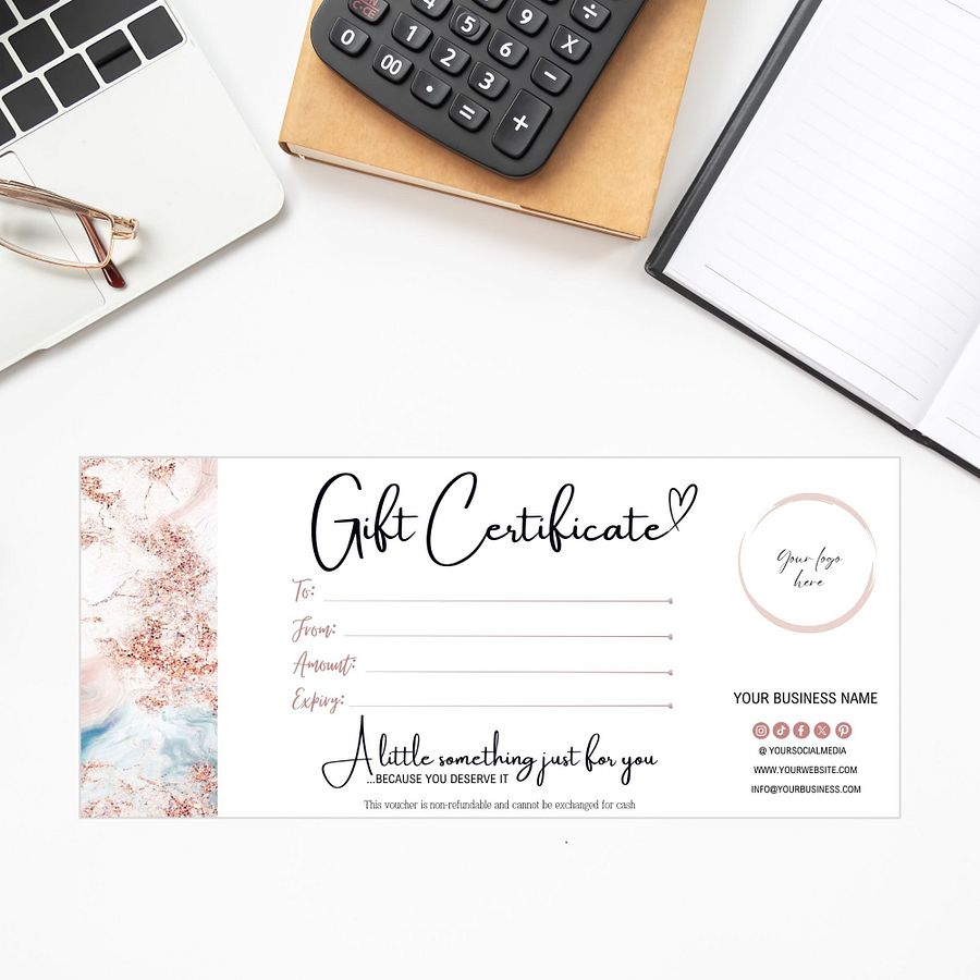 Roseanne - Gift Certificate Template product image (4)