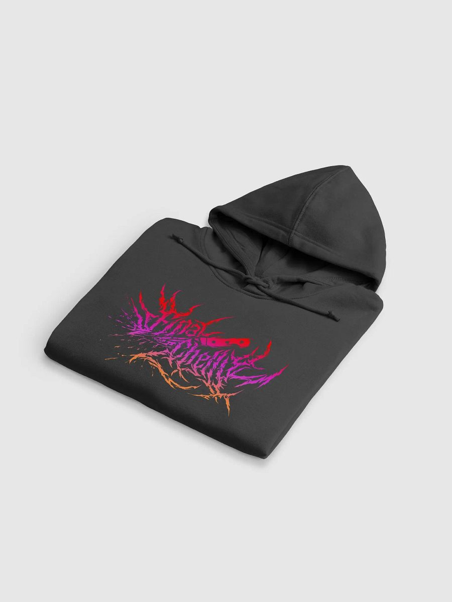 Keep It Metal Pink Blend Logo Womens Organic Printed Hoodie product image (5)