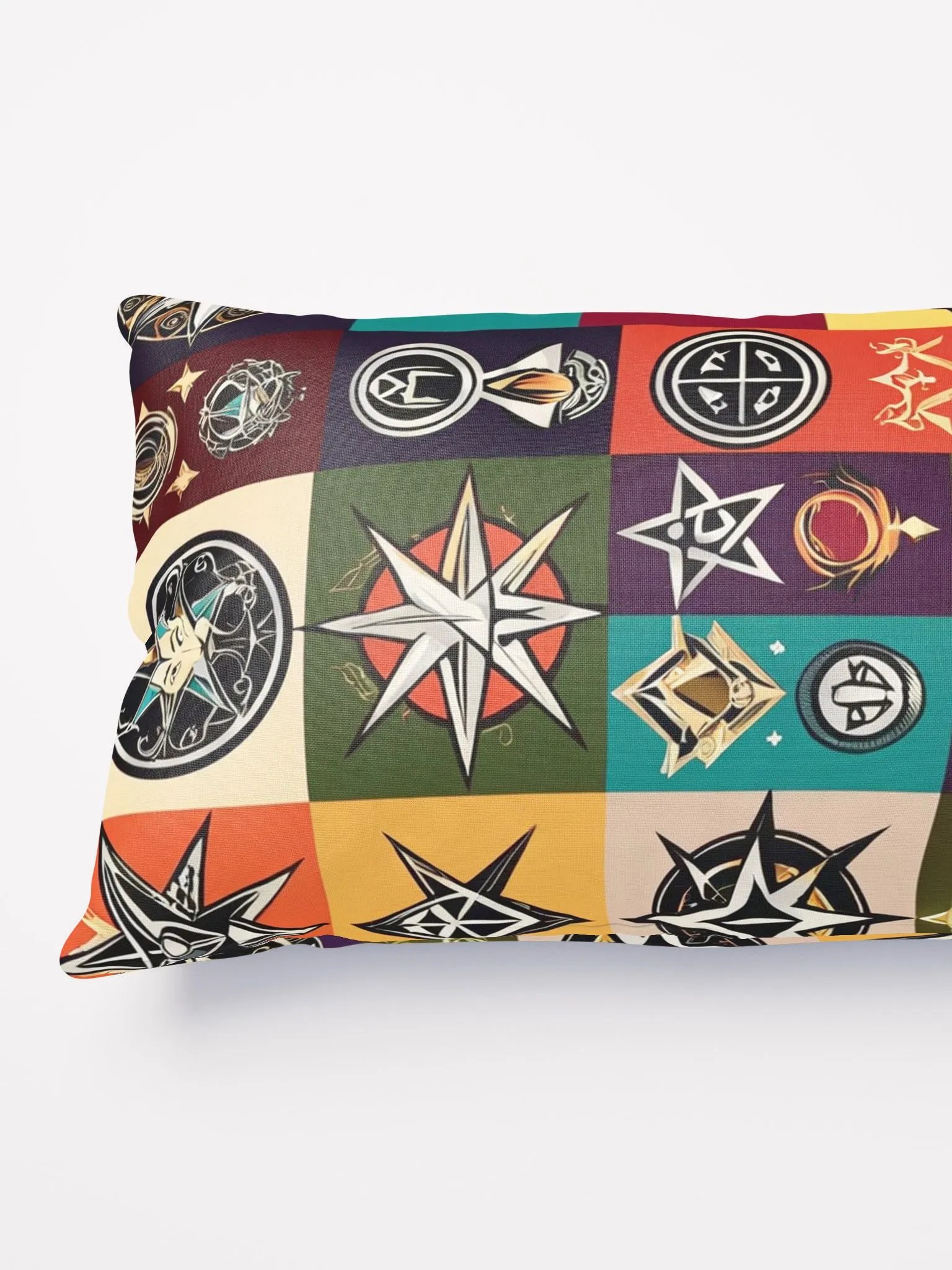 Brightly Coloured Symbology Cushion product image (3)
