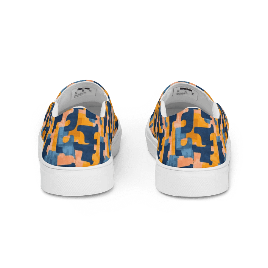 Flowing Shapes | Men's Slip-On Canvas Shoes product image (4)