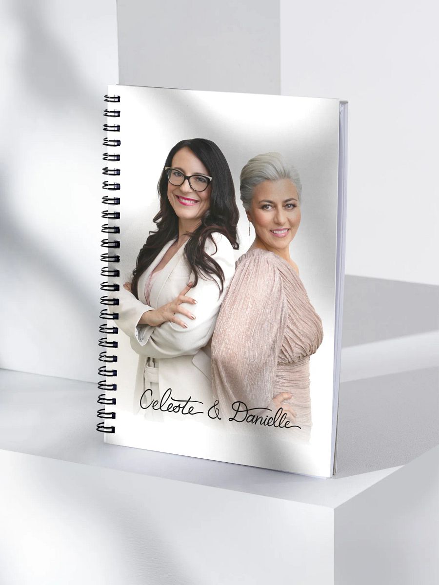 Celeste & Danielle spiral notebook product image (4)