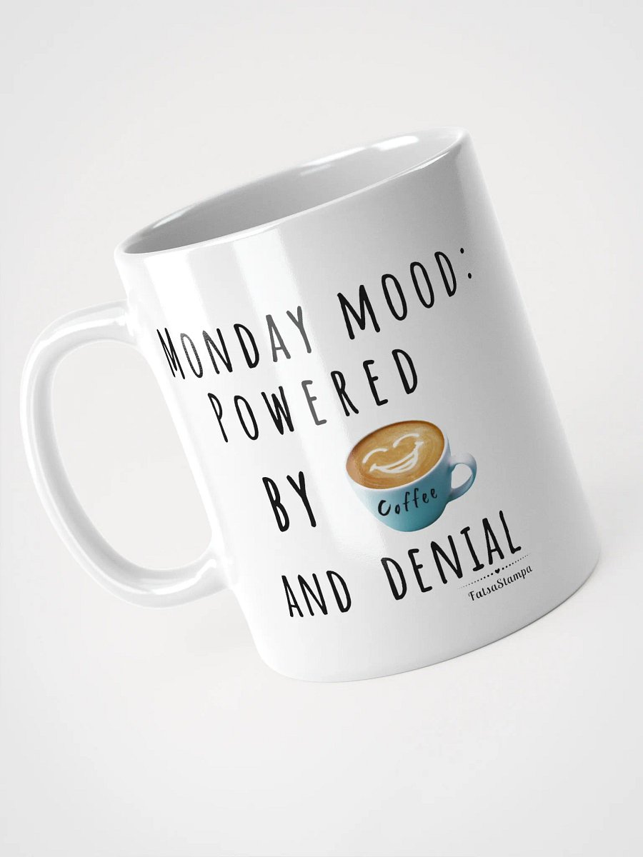 Funny Monday Mood Coffee White Glossy Mug product image (9)