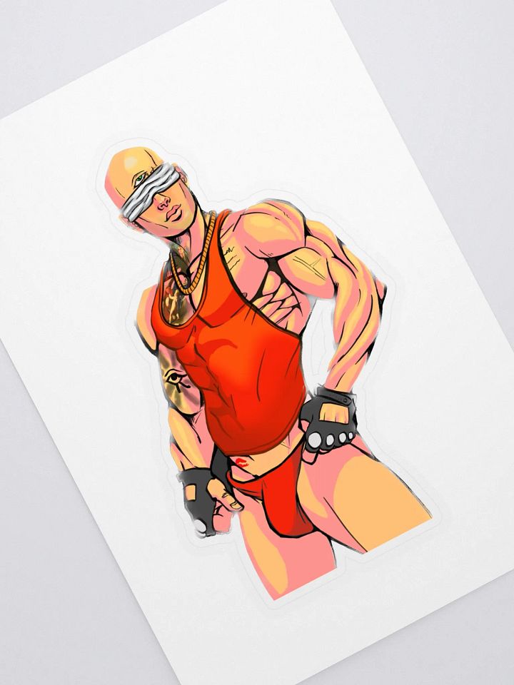 Red 3rd eye sticker product image (2)