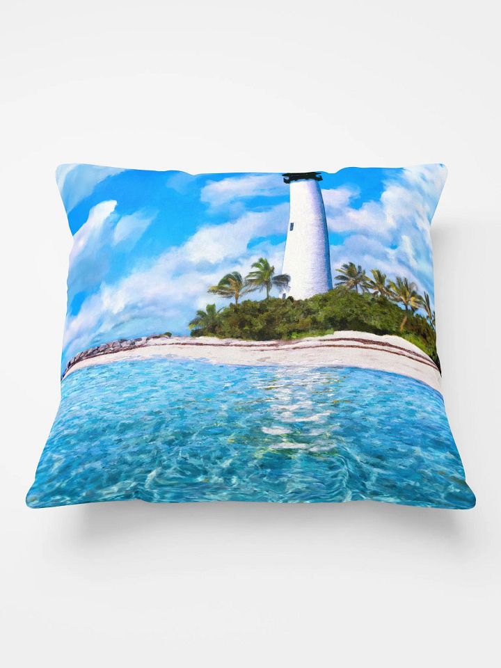 Cape Florida Lighthouse Throw Pillow product image (2)