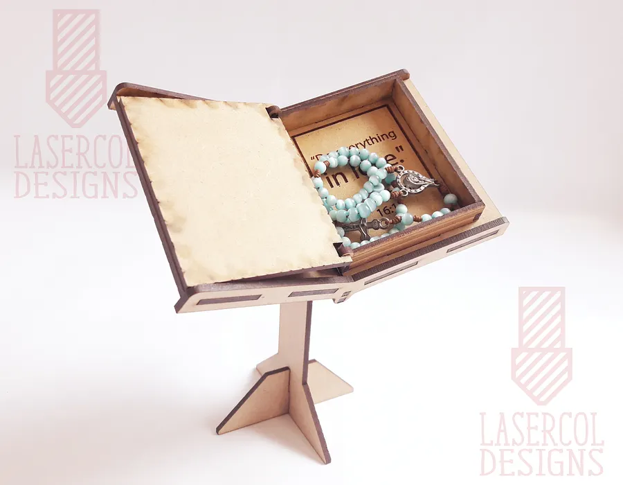 Bible Box with Stand - Laser Cut Files product image (3)