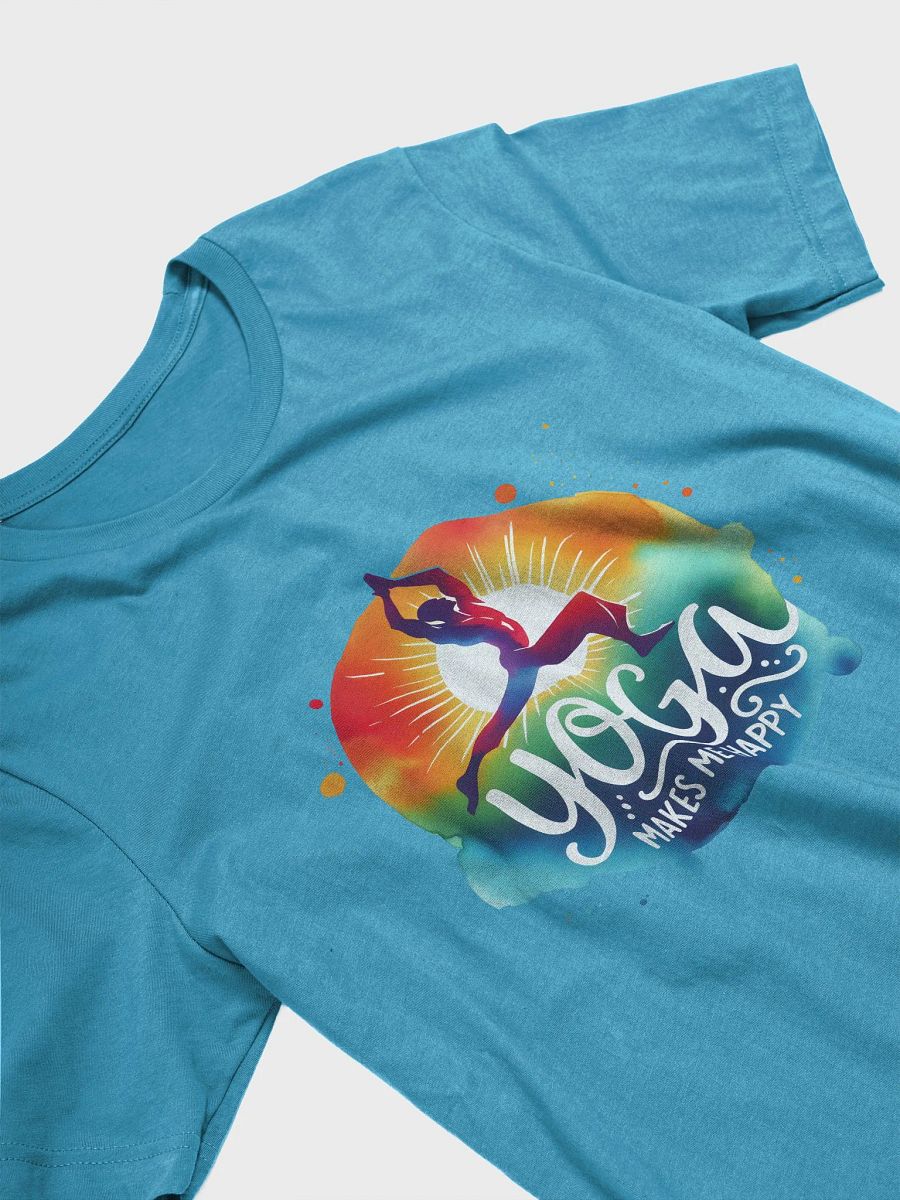 Yoga Makes Me Happy T-Shirt product image (63)