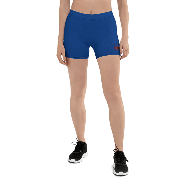 No Quit Club- Blue Bike Shorts product image (1)