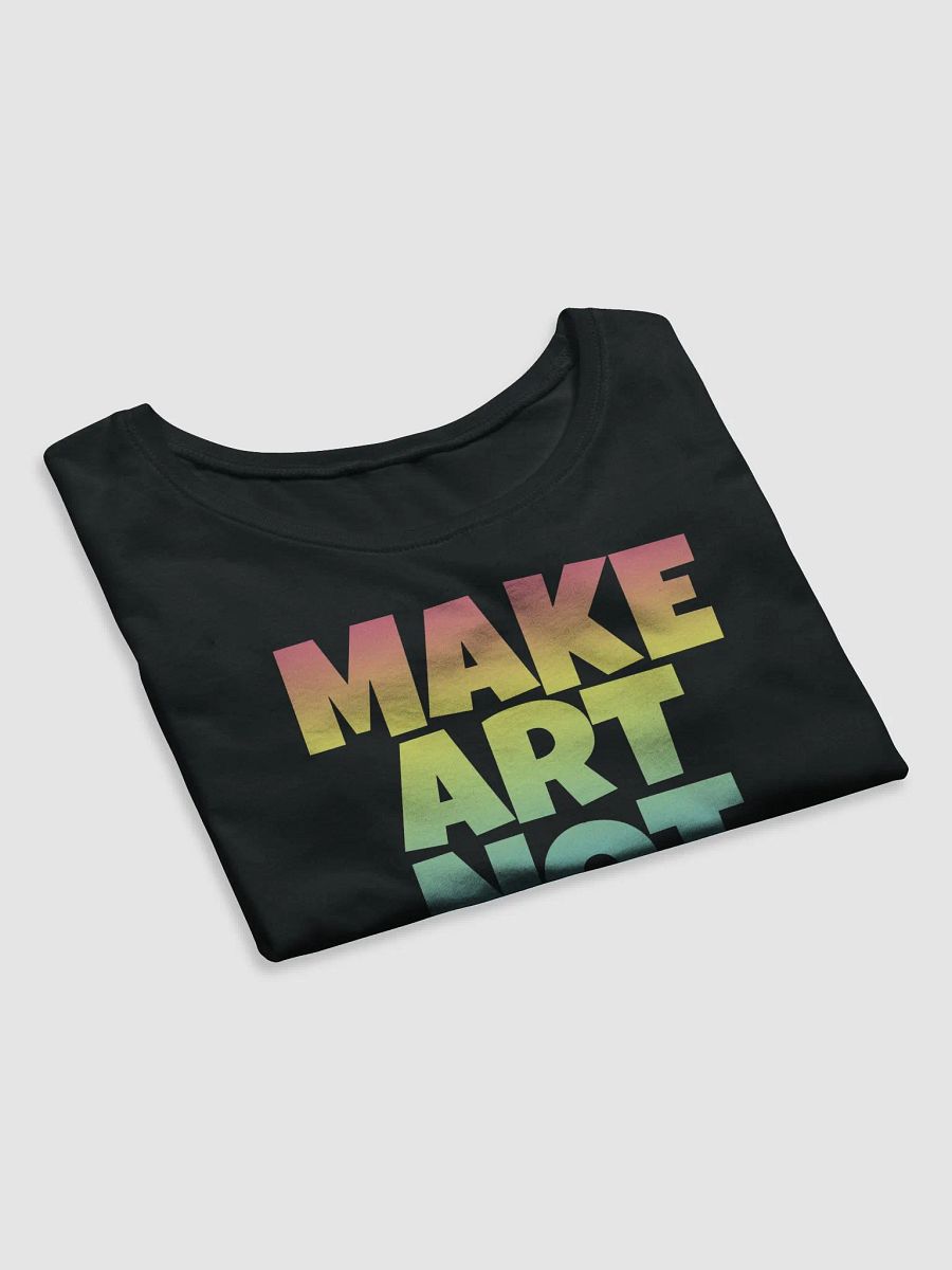 MAKE ART NOT WAR CROP TOP product image (4)