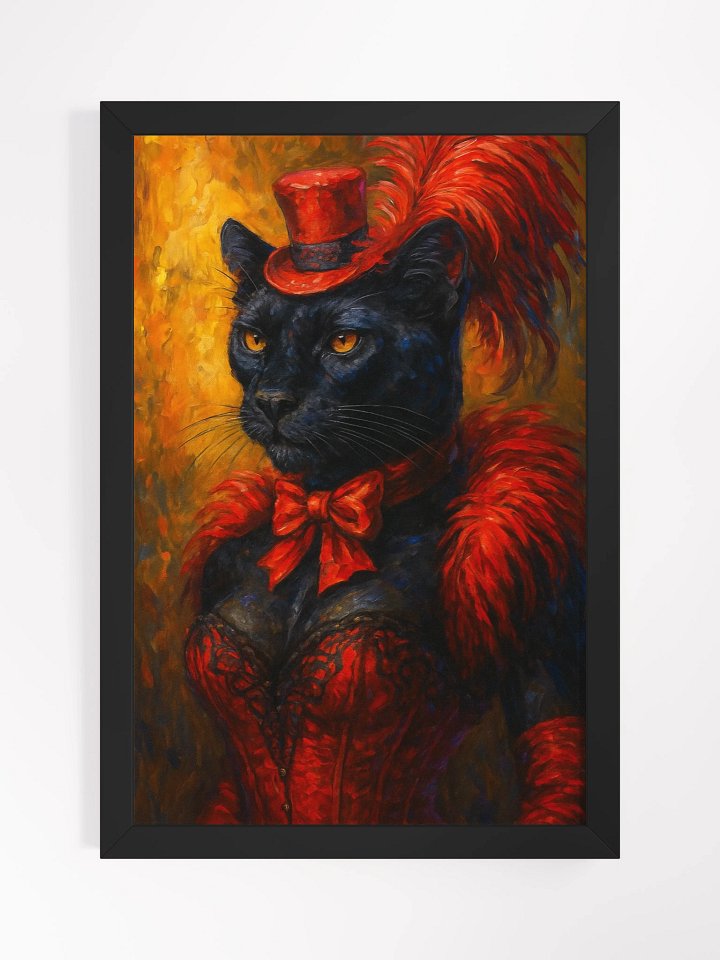 Midnight Revue Poster in Ayous Wood Frame product image (1)