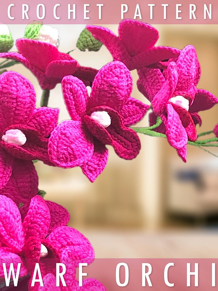 Dwarf Orchid Crochet Pattern product image (1)