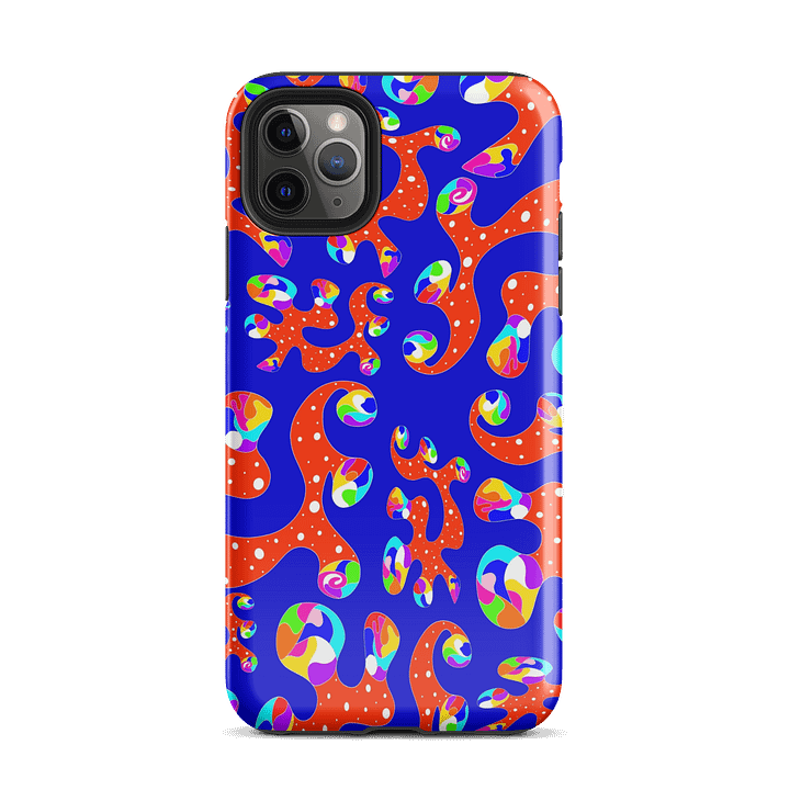 Vibrant Red Abstract iPhone® Tough Case product image (26)