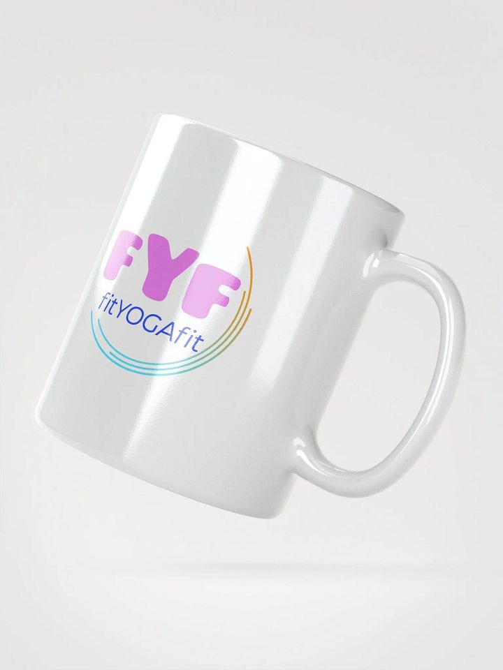 FitYOGAFit Yoga-Inspired White Coffee Mug product image (4)