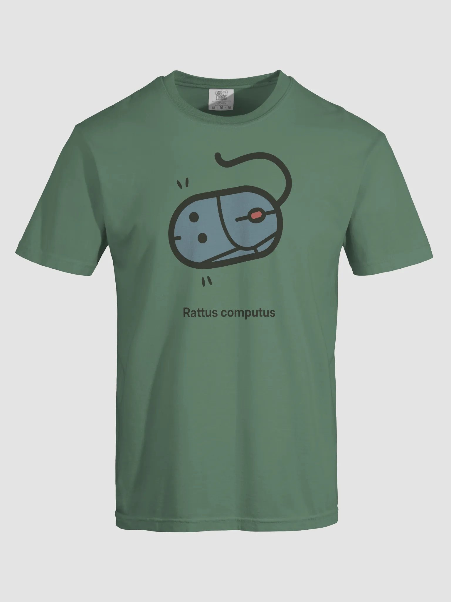 Computer Rat Big Artwork Heavyweight Tee product image (58)