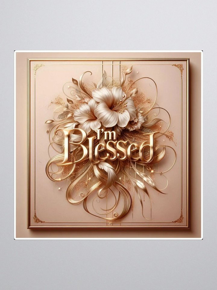 Positive Affirmation Stickers - I'm Blessed product image (2)