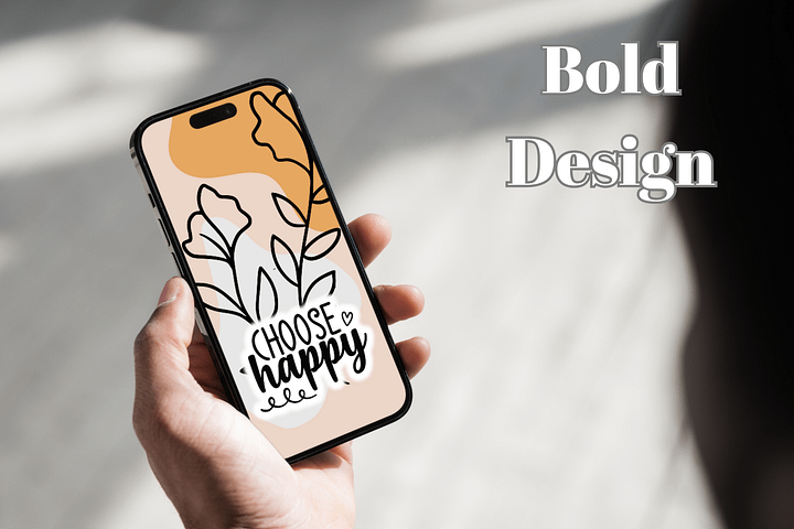Choose Happy Set of 4 Phone Wallpapers #531 product image (2)