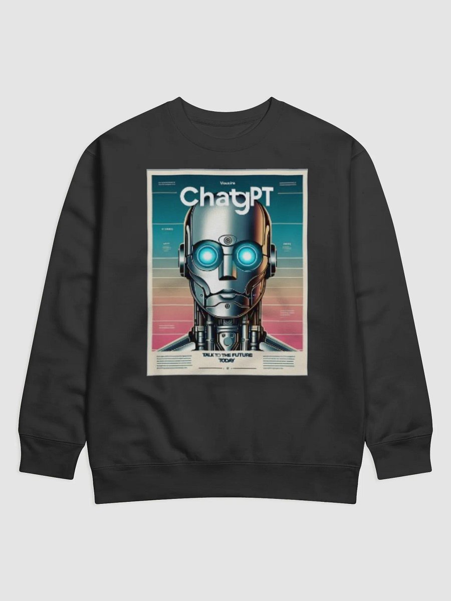 Futuristic Robot Graphic Unisex Sweater product image (1)