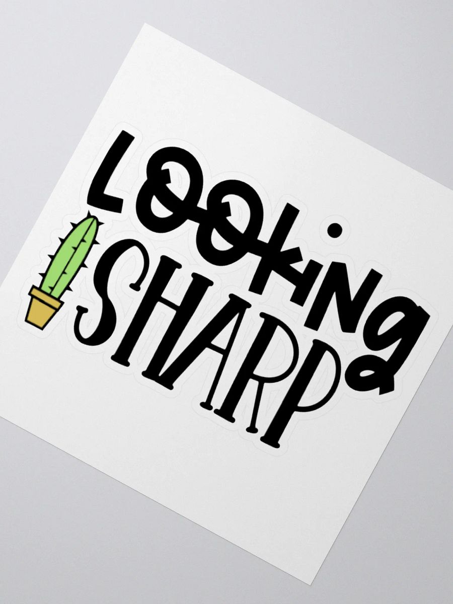 Sharp Cactus Kiss Cut Sticker product image (2)