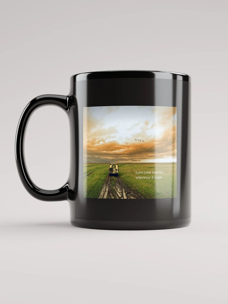 Love Your Journey Black Glossy Mug product image (11)