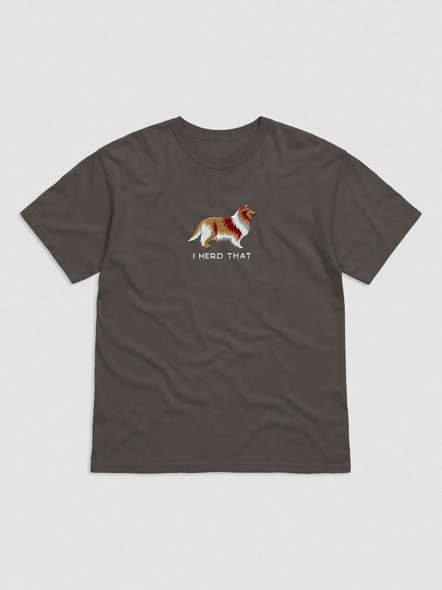I Herd That T-Shirt(Embroidered) of a Rough Collie product image (4)