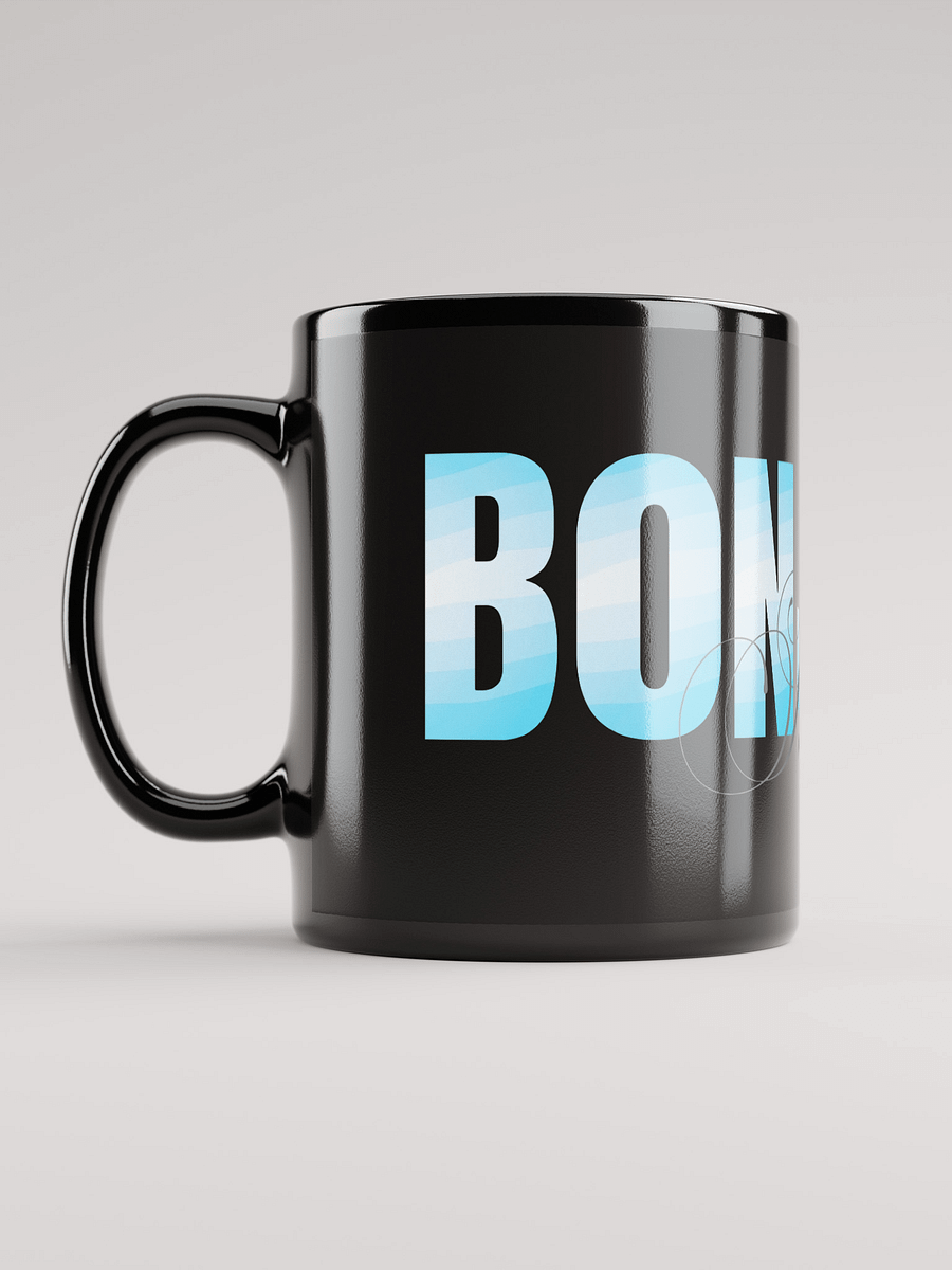 Mug Noir Bonjour Sourire - Cadeau Mug Message Positif product image (6)