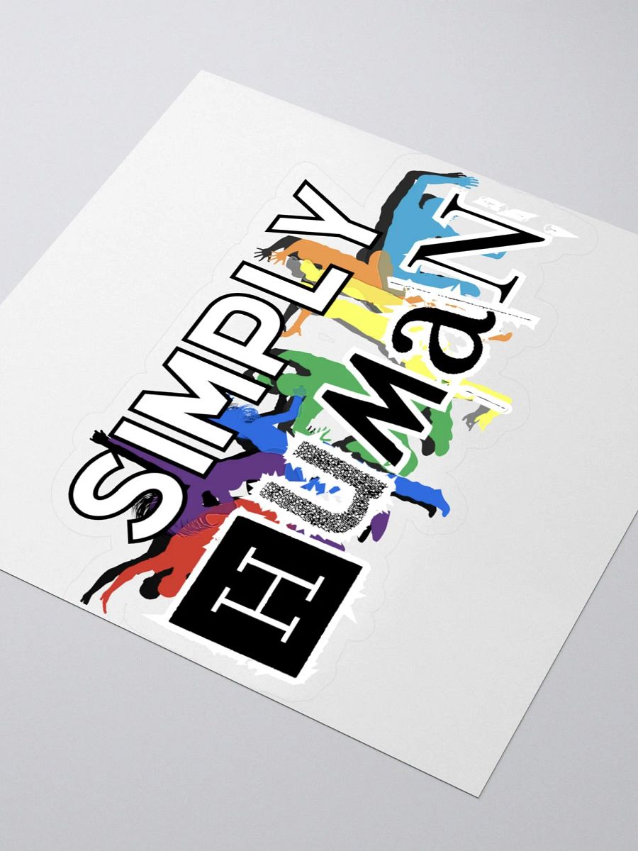 Simply Human Sticker product image (3)