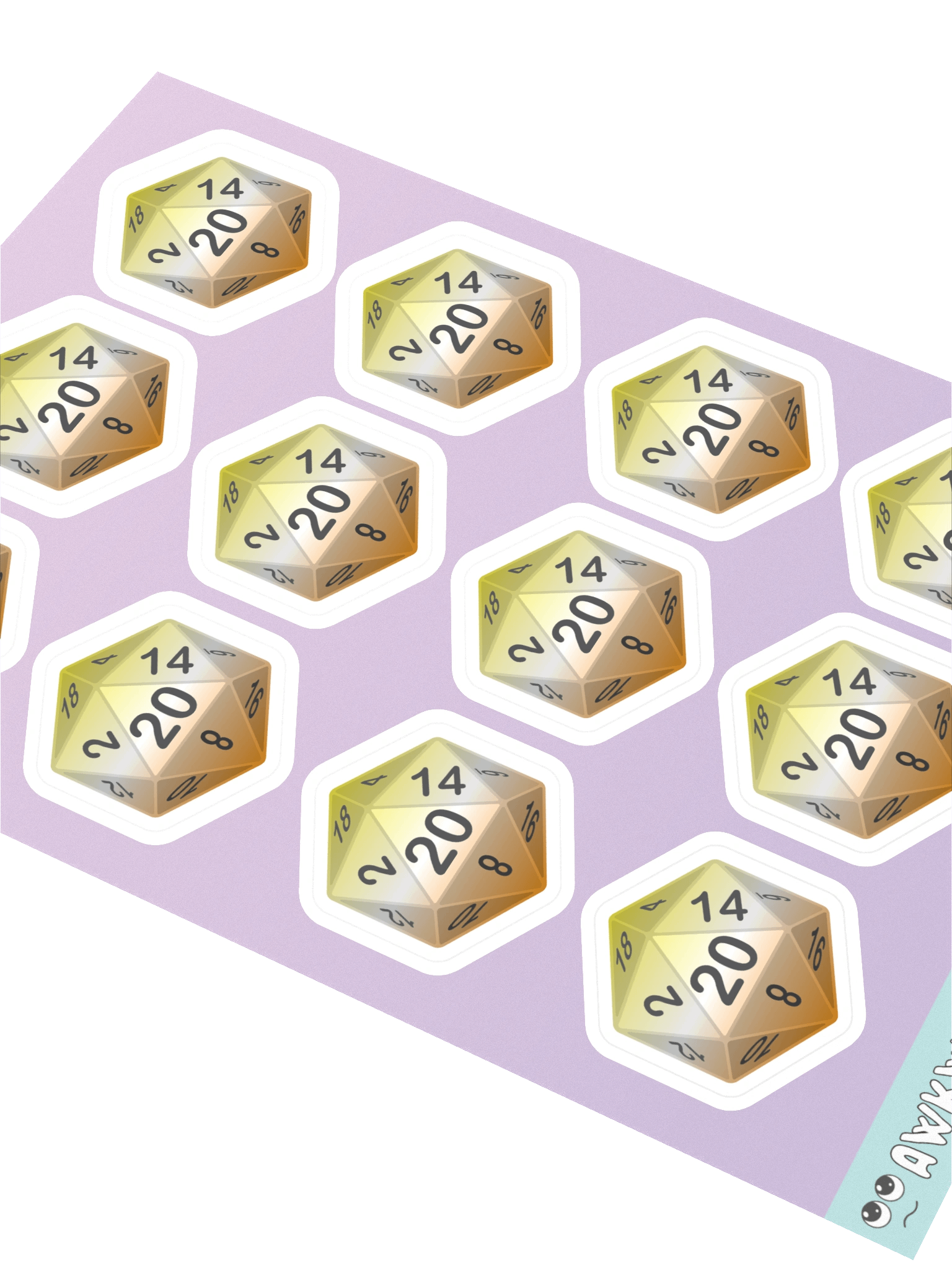 Maverique Pride D20 Sticker Sheet product image (2)