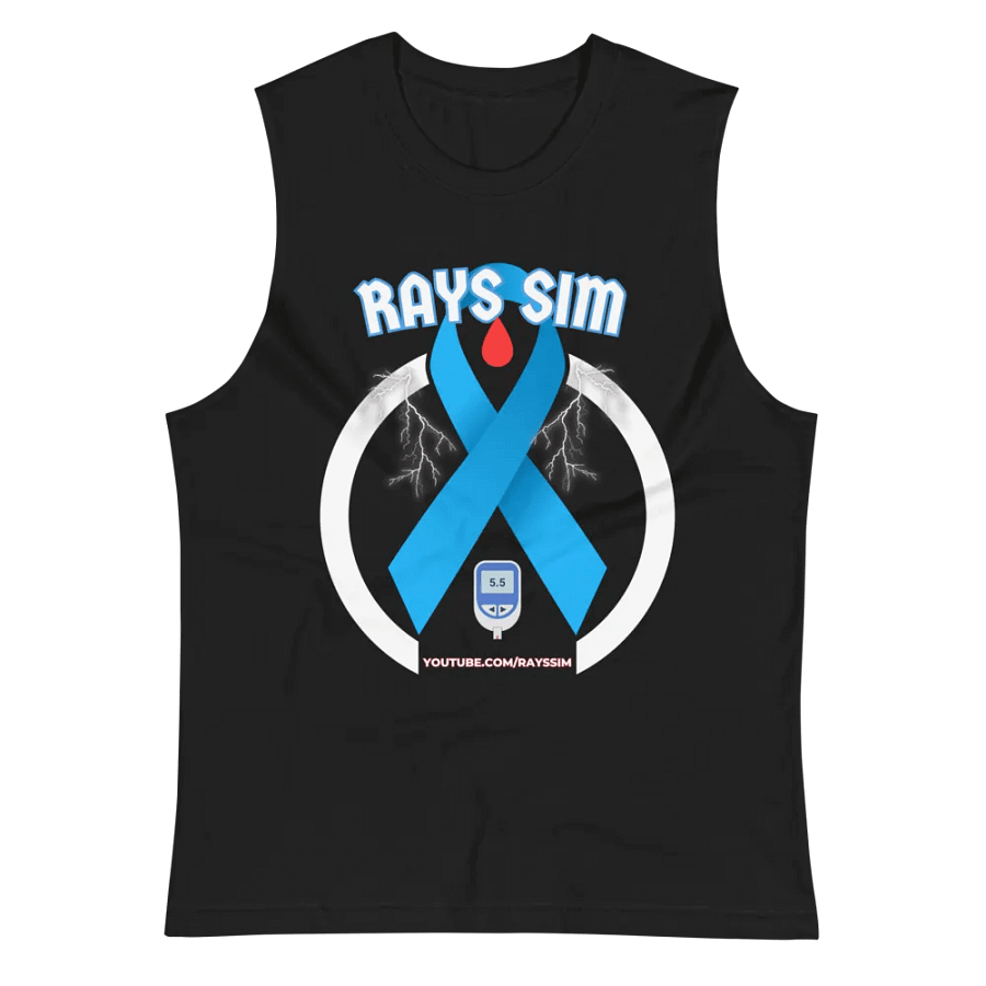 RAYS SIM Awareness Emblem Muscle Tank product image (3)