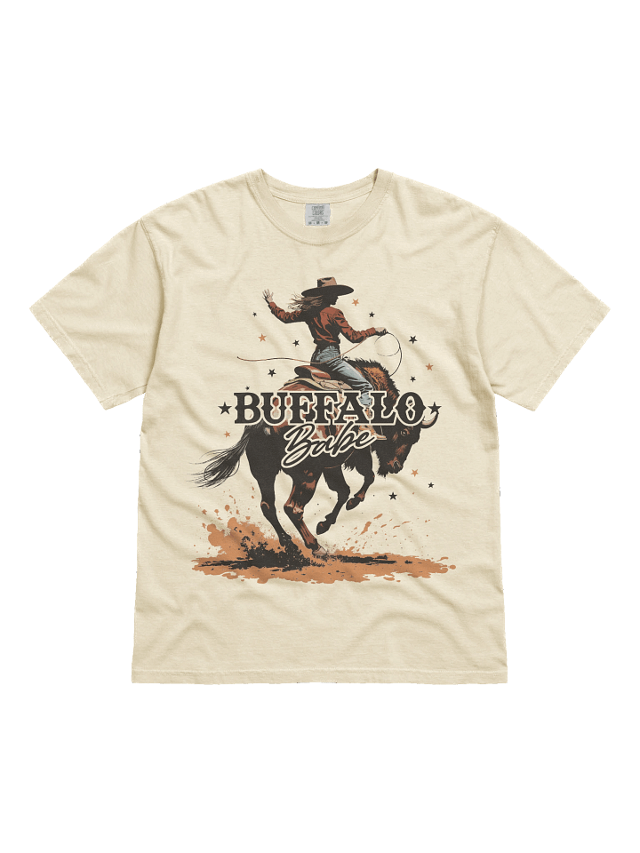 The "Buffalo Babe" Cowgirl Heavy Weight T-shirt product image (2)