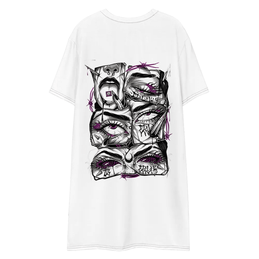 Glamdern Urban Graffiti Art T-Shirt Dress product image (6)