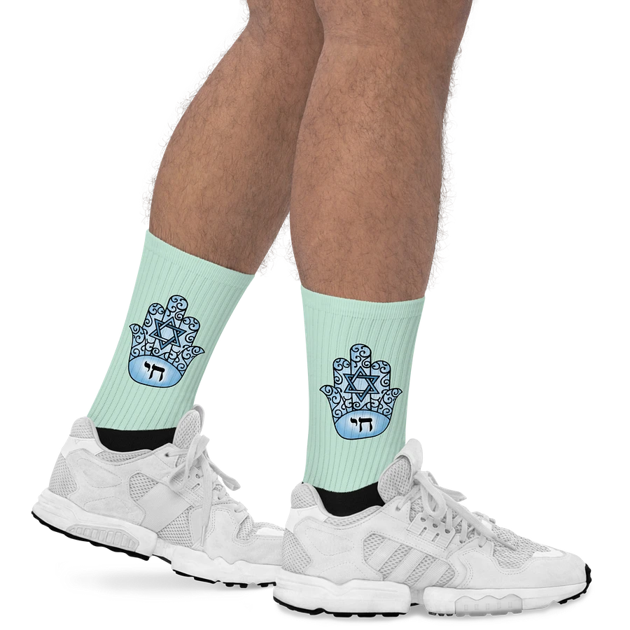 Chai Socks- Hamsa in Blue product image (19)