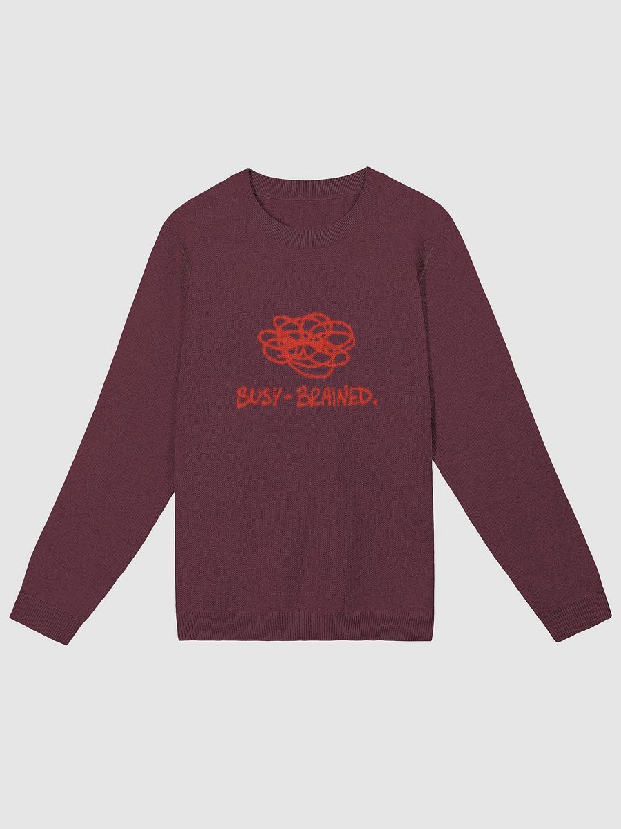 BUSY-BRAINED (duotone red) knitwear classic crewneck product image (1)