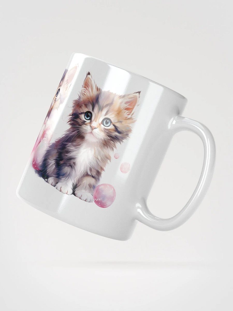 Whimsical Kittens White Glossy Mug product image (3)
