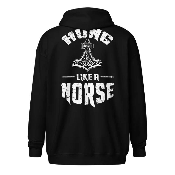 Hung like a Norse Zip Hoodie product image (1)